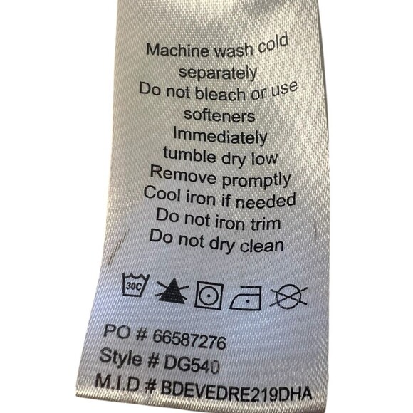 Devon & Jones Men's CrownLux Micro Windowpane French Blue Dress Shirt XXL DG540 - Picture 7 of 8